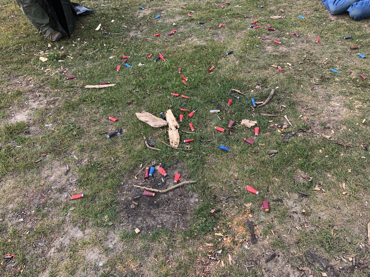shooting debris